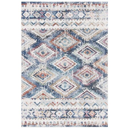 Safavieh Rectangle Contemporary Phoenix Area Rug Blue & Ivory - 4 ft. -5 in. x 6 ft. -5 in. PHX274M-4